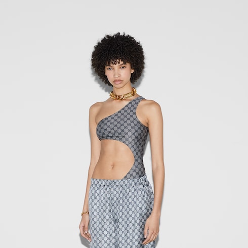 Maillot de bain en jersey stretch à motif GG