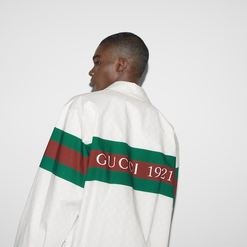 Veste en coton à imprimé GG