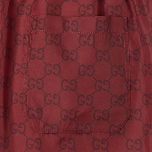 GG print nylon swim short Detail 7