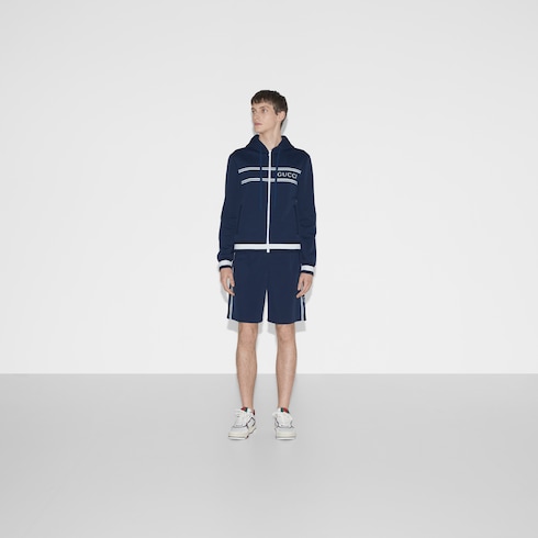 Sweat-shirt à capuche en jersey technique