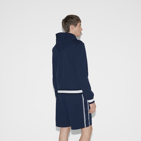 Sweat-shirt à capuche en jersey technique