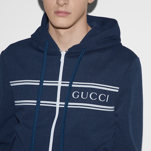 Sweat-shirt à capuche en jersey technique