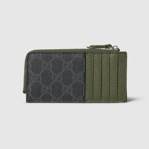 GG zip card case with GG detail