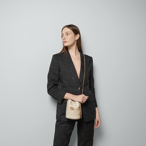 Sac seau GG Marmont petit format