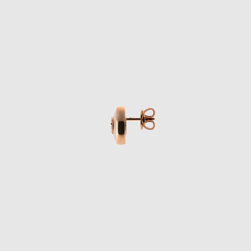 Gucci Interlocking 18k diamond earrings