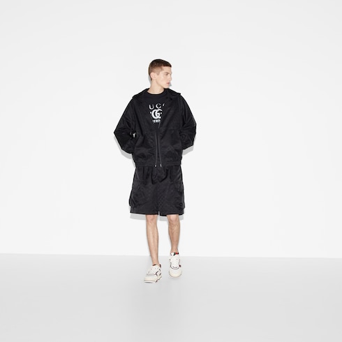 Veste en jacquard de nylon GG léger