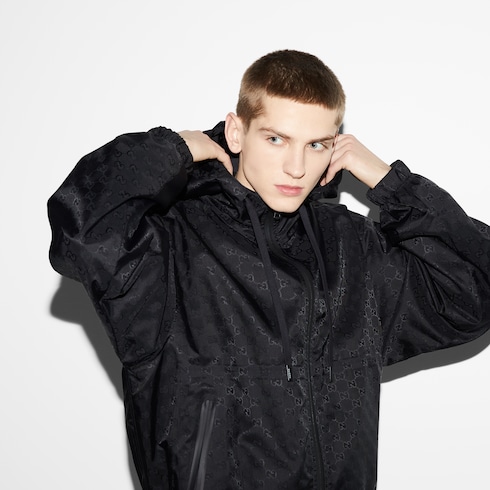 Veste en jacquard de nylon GG léger