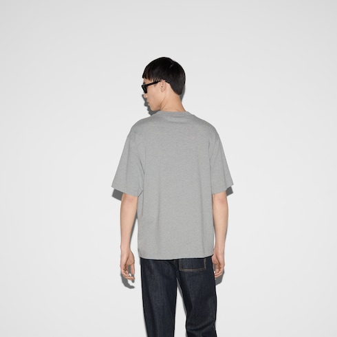 Printed cotton jersey T-shirt