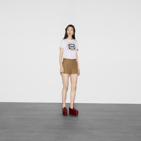 T-shirt en jersey de coton imprimé