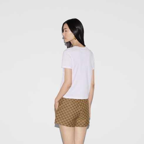 T-shirt en jersey de coton imprimé
