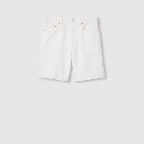 GUCCI GG Jacquard Painter Shorts Shorts Bottoms 791566 black 48