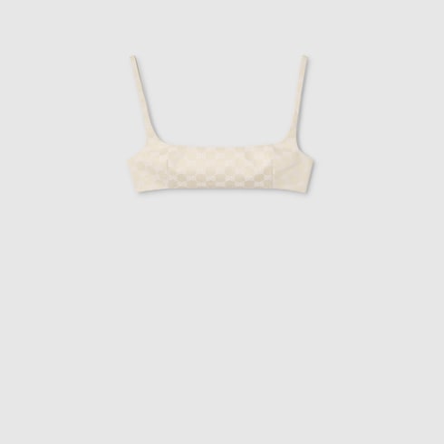 Top in gabardina di cotone GG