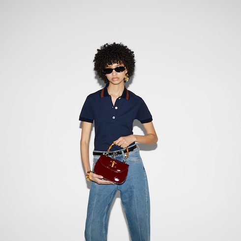 Polo in piquet di cotone stretch
