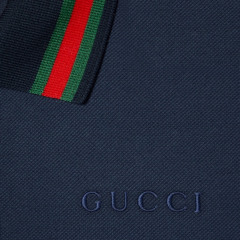 Polo in piquet di cotone stretch