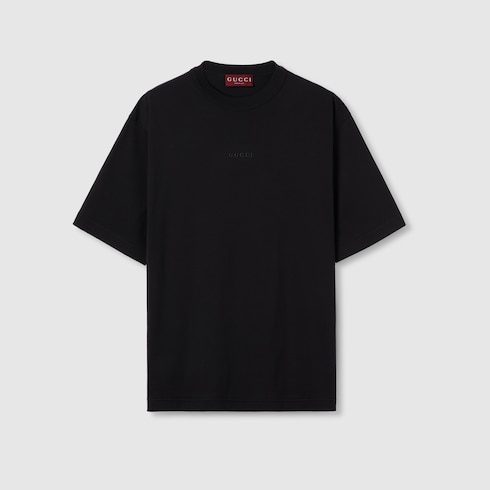 T-shirt en jersey de coton avec broderie