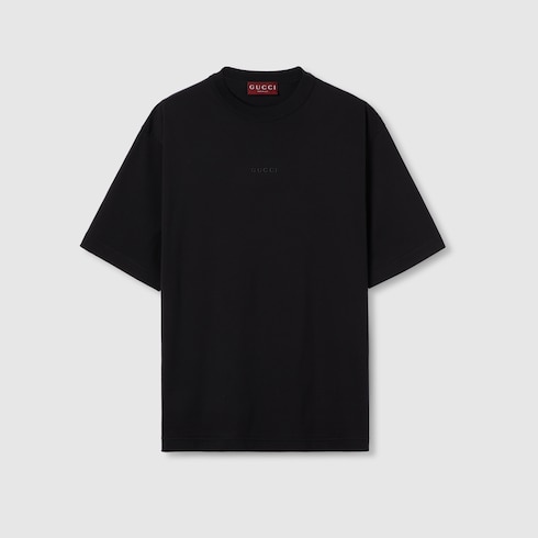 READ Gucci Logo Black Tee 2024 T-Shirt Short Sleeve Kids 12 Women’s XS.