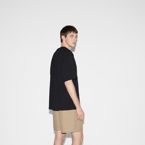 T-shirt en jersey de coton avec broderie