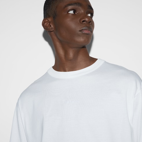 T-shirt in jersey di cotone con ricamo
