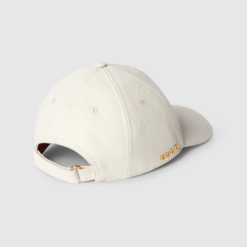 Gucci canvas baseball hat Detail 5