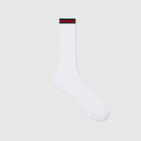 Chaussettes en coton mélangé avec bande Web
