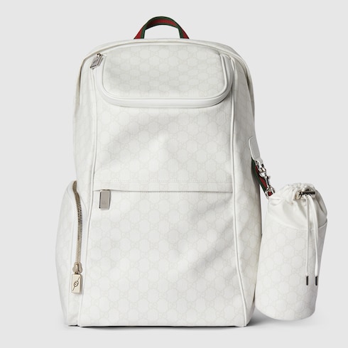 GG large backpack in white GG Tender GUCCI AE