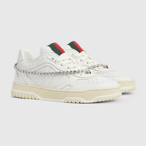 Women's Gucci Re-Web trainer Detail 2