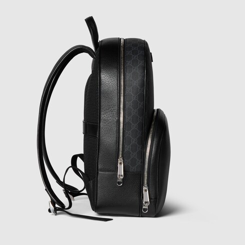Medium GG backpack with tag in black supreme GUCCI Canada