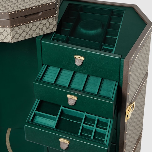 Mallette à bijoux en toile GG Supreme
