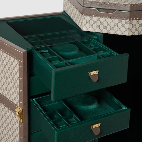 Mallette à bijoux en toile GG Supreme
