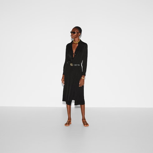 Bluse und BH aus Gucci Seidenjacquard