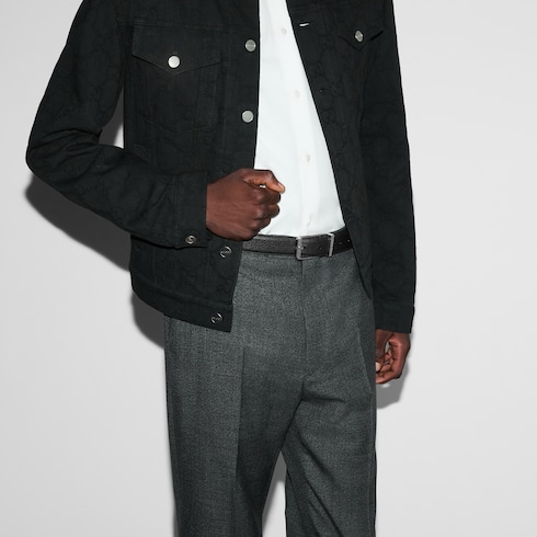 Ceinture avec boucle rectangulaire