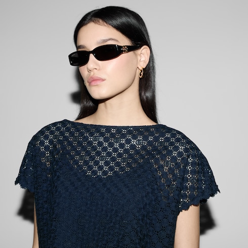 Double G flower lace top Detail 5