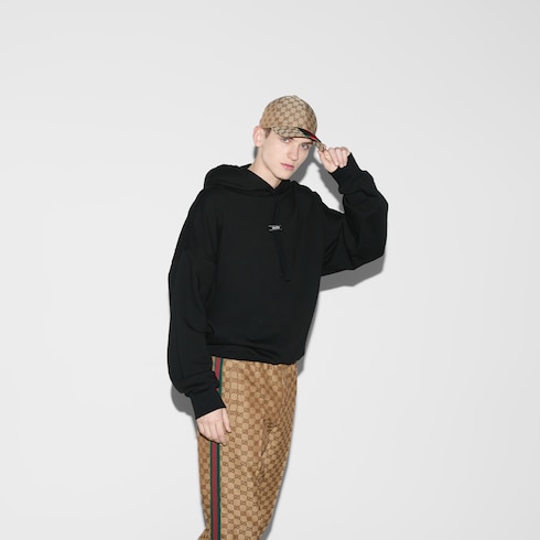 Kapuzenpullover aus Baumwolljersey