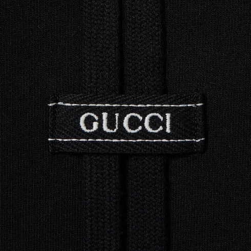 Sweat-shirt à capuche en jersey de coton