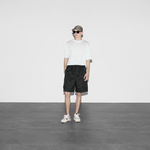 Shorts in nylon GG jacquard leggero