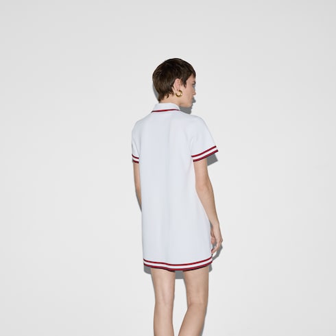 Polo dress with Web trim