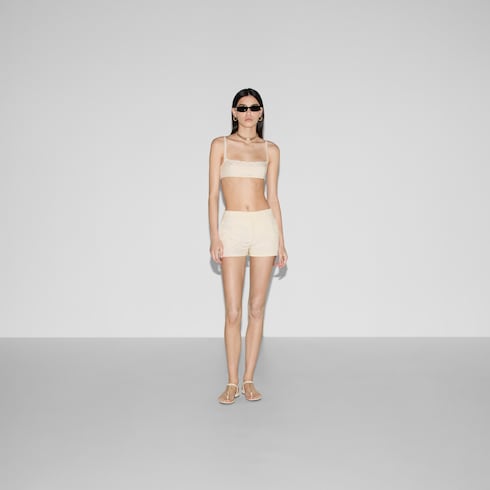 GG cotton gabardine shorts