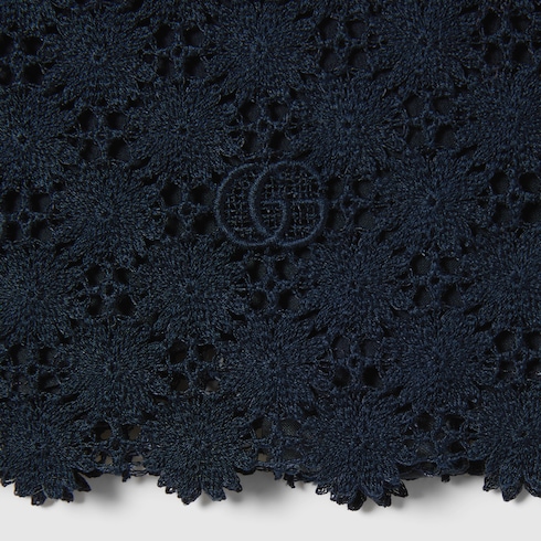 Double G flower lace skirt