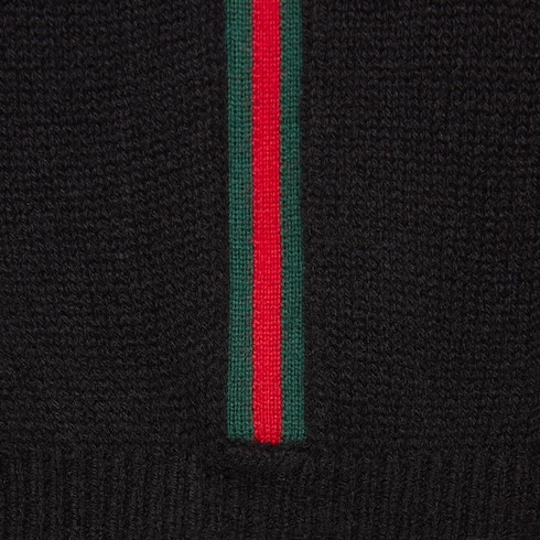 Pullover aus Kaschmir mit Web