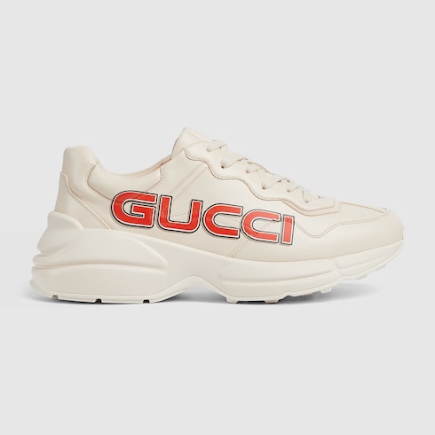 Gucci Rython Blade Letters Men's Rhyton sneaker in ivory Demetra | GUCCI® NZ