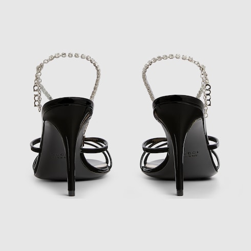 Women's crystal chain sandal Detail 4