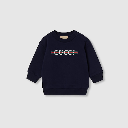 Свитшот из хлопка с принтом для детей 0–1 года