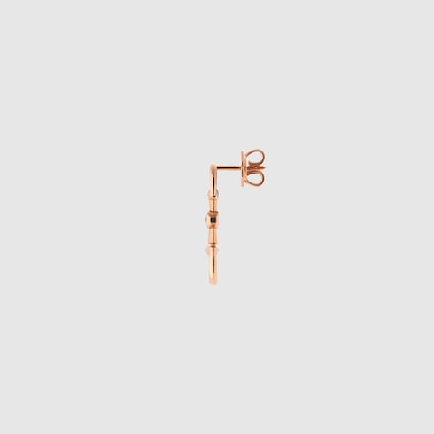 18k Horsebit diamond earrings