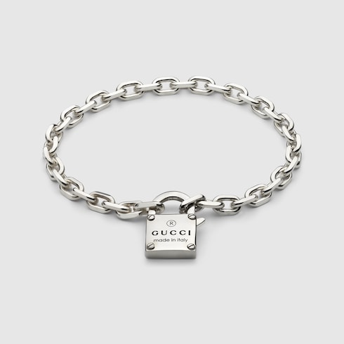 Trademark chain bracelet with padlock Detail 2