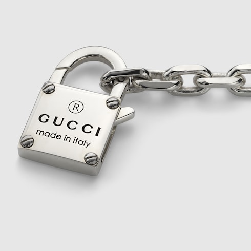 Trademark chain bracelet with padlock Detail 6