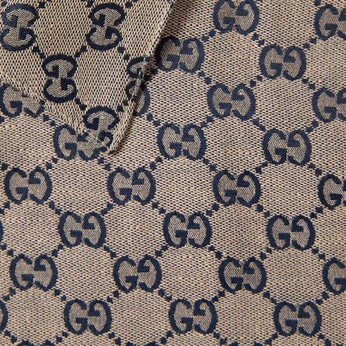 Chaqueta de lona GG con mezcla de lino