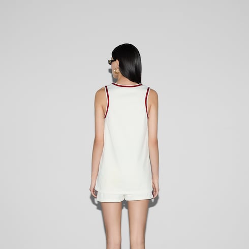 Kleid aus technischem Jersey mit Web