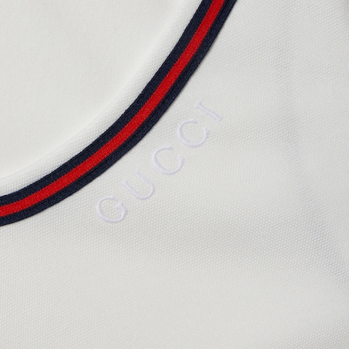 Kleid aus technischem Jersey mit Web