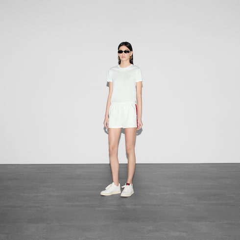 Technical jersey short with Web