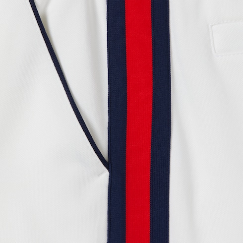 Shorts aus technischem Jersey mit Web